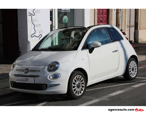 Fiat 500 C CABRIOLET 1.2 70 LOUNGE ( Radar Arr, Clim, Bluetooth ... ) 2017 occasion S&egrave;te 34200