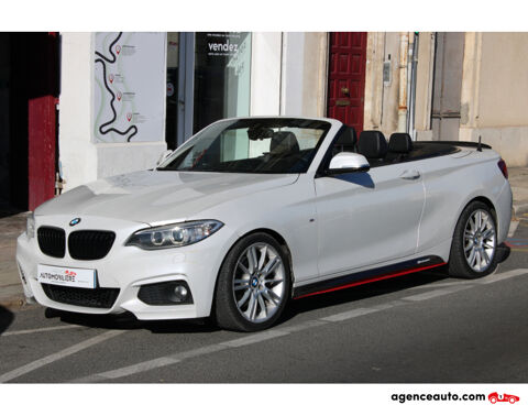 BMW Serie 2 CABRIOLET 2.0 220 D 165 - M SPORT ( Radar de recul, Si&egrave;ges c 2015 occasion S&egrave;te 34200