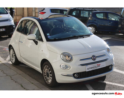 500 C CABRIOLET 1.2 70 LOUNGE ( Radar Arr, Clim, Bluetooth ... ) 2017 occasion 34200 S&egrave;te