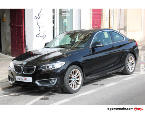 BMW Serie 2 COUPE 2.0 218 D 150 LUXURY BVA ( Entretien BMW, Radar AV-ARR 2016 occasion S&egrave;te 34200
