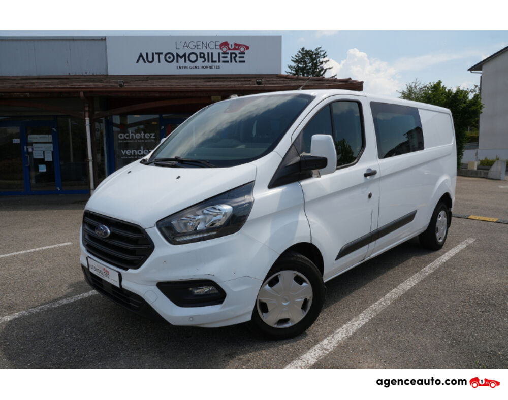 Transit Custom (2) FOURGON CABINE APPROFONDIE 2.0 ECOBLUE 130 7CV 320 L2H1 2021 occasion 01000 Saint-Denis-l&egrave;s-Bourg