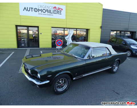 Mustang GT V8 4.7 L ( 289 ci ) CABRIOLET CODE A BOITE MECA 210 cv 1966 occasion 76760 Yerville