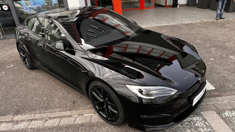 Model S II Plaid 4WD 1020 cv 100KWH - 1ERE MAIN - GARANTIE TESLA 2022 occasion 68200 Mulhouse
