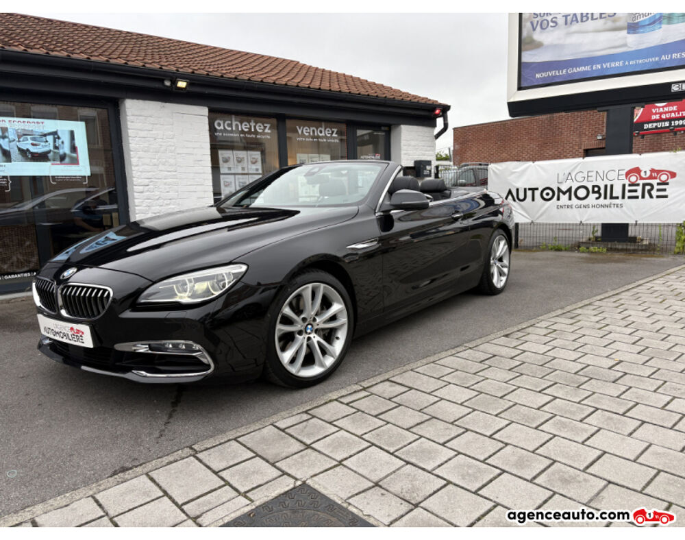 S&eacute;rie 6 CABRIOLET 640D 313ch LOUNGE PLUS BVA8 2015 occasion 59300 Valenciennes