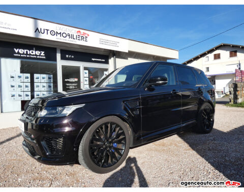 Land-Rover Range Rover Mark V V8 S/C 5.0L 550ch SVR CARBON EDITION FULL BLACK 2018 occasion Sciez 74140