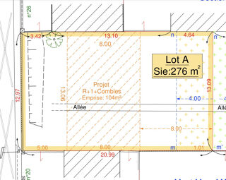  Terrain � vendre 276 m�