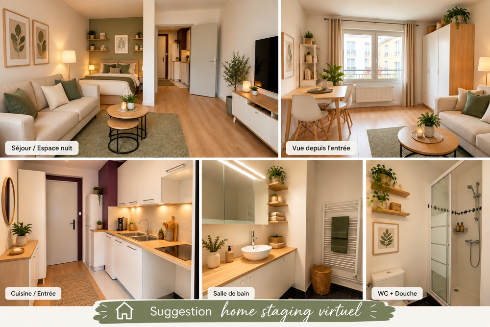 Boulogne-Billancourt Studio 29,40 m2 au 5 étage avec ascenseur, proche métro Marcel Sembat