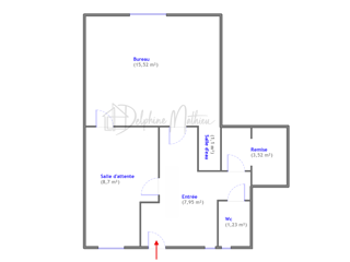  Appartement  vendre 1 pice 38 m