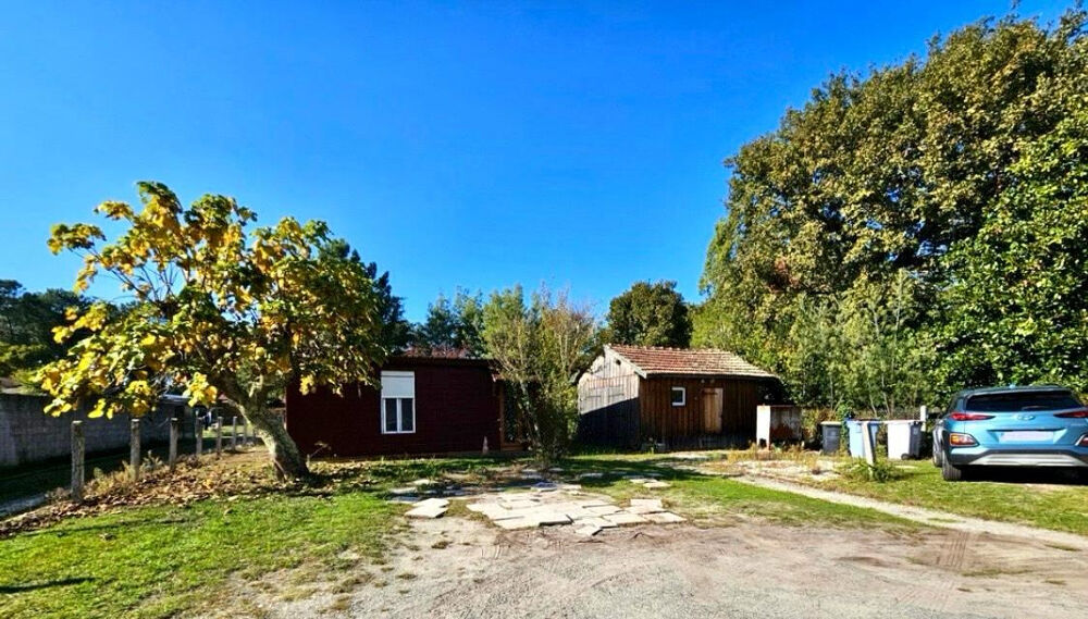 Vente Terrain TERRAIN À BÂTIR AVEC CHALET À RÉNOVER, PROXIMITÉ IMMÉDIATE DU LAC DE CAZAUX Cazaux