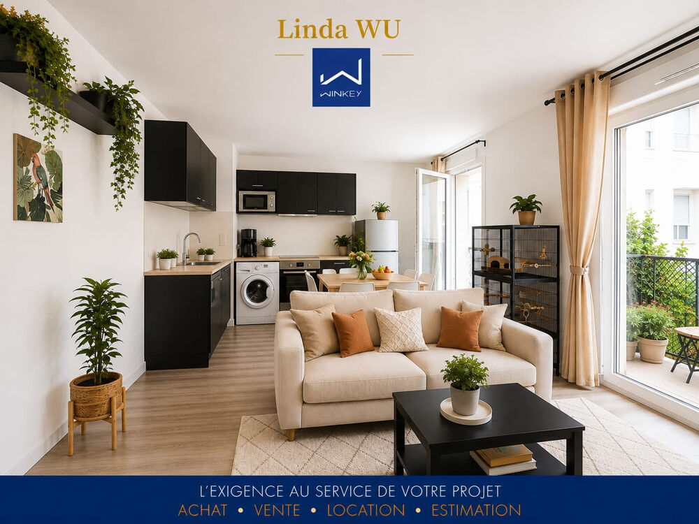 Vente Appartement T3 construction 2020 avec balcon, proche transport Villeneuve le roi