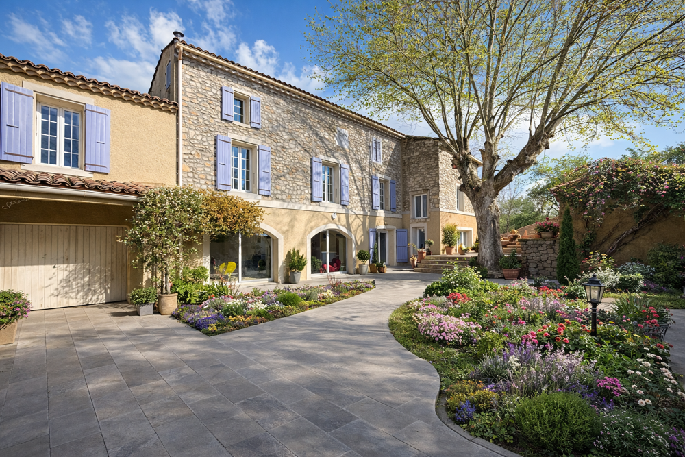 PROPRIÉTÉ DE CARACTÈRE EN PIERRE RÉNOVÉE PISCINE 250 m2 DE DÉPENDANCES TERRAIN CLOS DE 3 860 m2