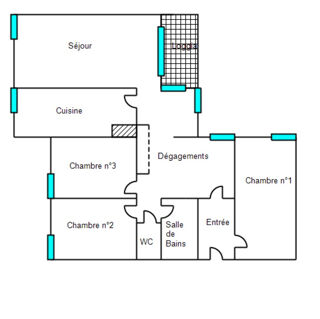 Appartement � vendre 4 pi�ces 82 m�