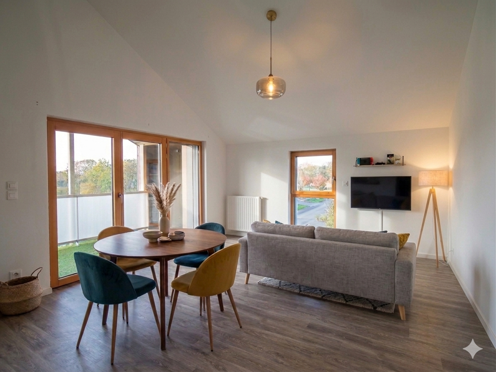 Carquefou : appartement dernier étage avec ascenseur et balcon