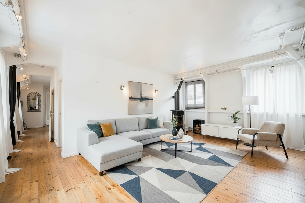 Appartement-bateau 121 m2 habitables + 137 m2 de terrasse