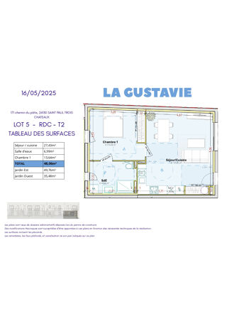  Appartement  vendre 2 pices 48 m