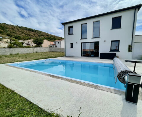   Villa contemporaine 2024  avec vue dominante sur la vall�e , piscine et acc�s rapides � L'A7 et � la gare ! Maison - 6 pi�ce(s) - 137 m�