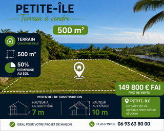  Terrain à vendre 1 pièce 450 m²