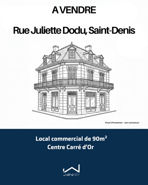 &Agrave; VENDRE   LOCAL COMMERCIAL   CARR&Eacute; D'OR SAINT-DENIS 39000 97400 St denis