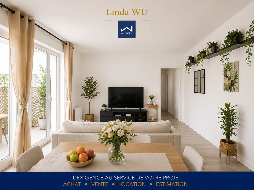 Vente Appartement T3 construction 2020 avec balcon et parking Villeneuve le roi