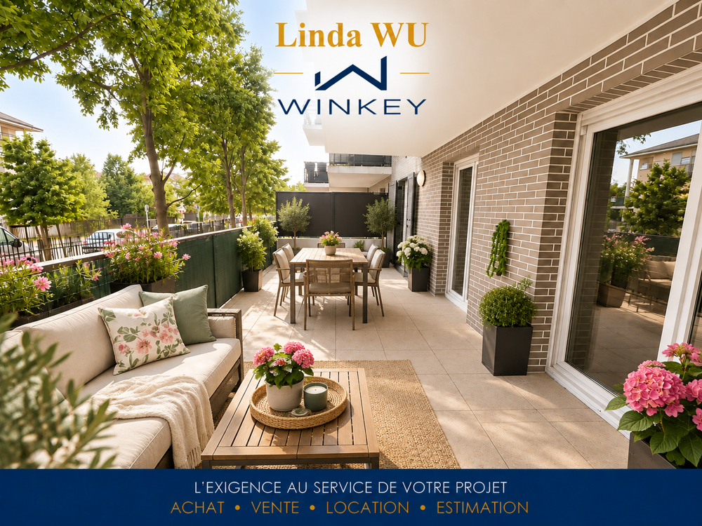 T3 en parfait état avec grande terrasse de 30m2 - Quartier Parc en Seine