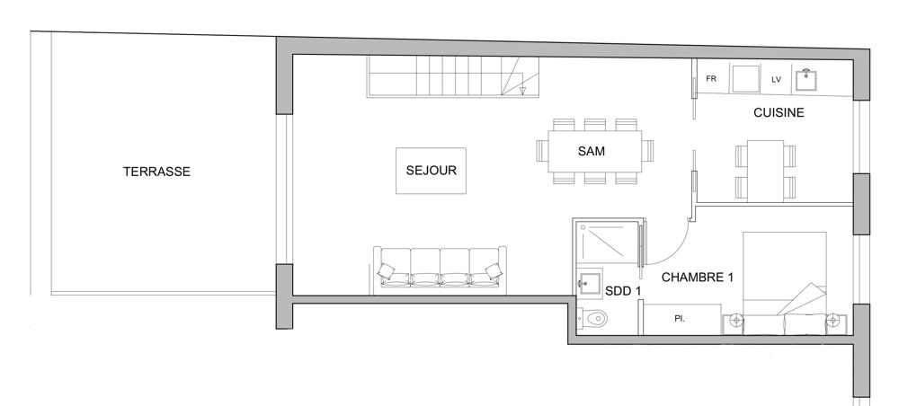 Vente Duplex/Triplex EXCEPTIONNEL A BORDEAUX-NANSOUTY - DUPLEX T5 AVEC TERRASSE PLEIN SUD Bordeaux