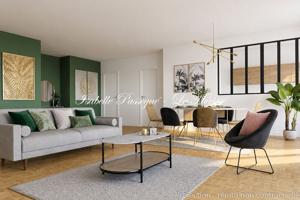 Vente Appartement BELLEVUE, BEL APPARTEMENT FAMILIAL DE 109 m2, 4 CHAMBRES, REFAIT A NEUF AVEC GOUT, SUR VERDURE Meudon