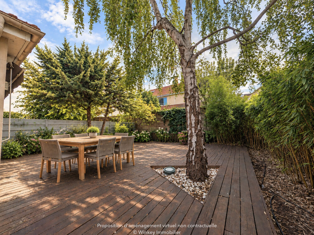 Vente Maison NANTERRE PLATEAU / MONT-VALÉRIEN   MAISON FAMILIALE 4 CHAMBRES   JARDIN-TERRASSE   CALME Nanterre