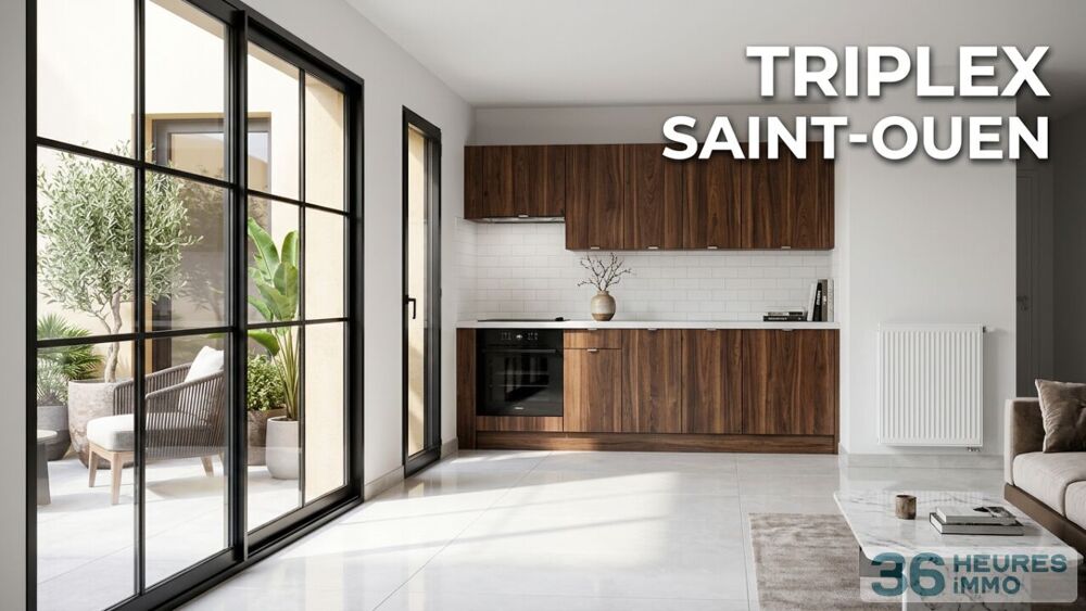vente Appartement - 5 pièce(s) - 103 m² Saint-Ouen (93400)