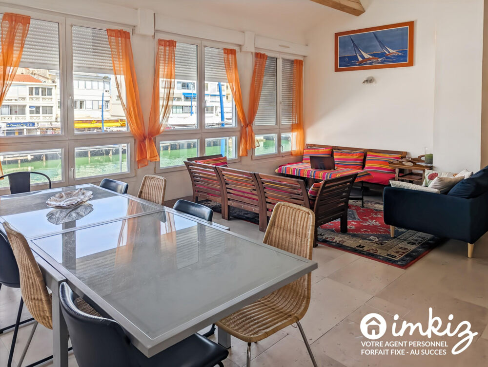 Vente Appartement Loft 87m² - 2 chambres en mezzanine vue sur canal Palavas-les-flots