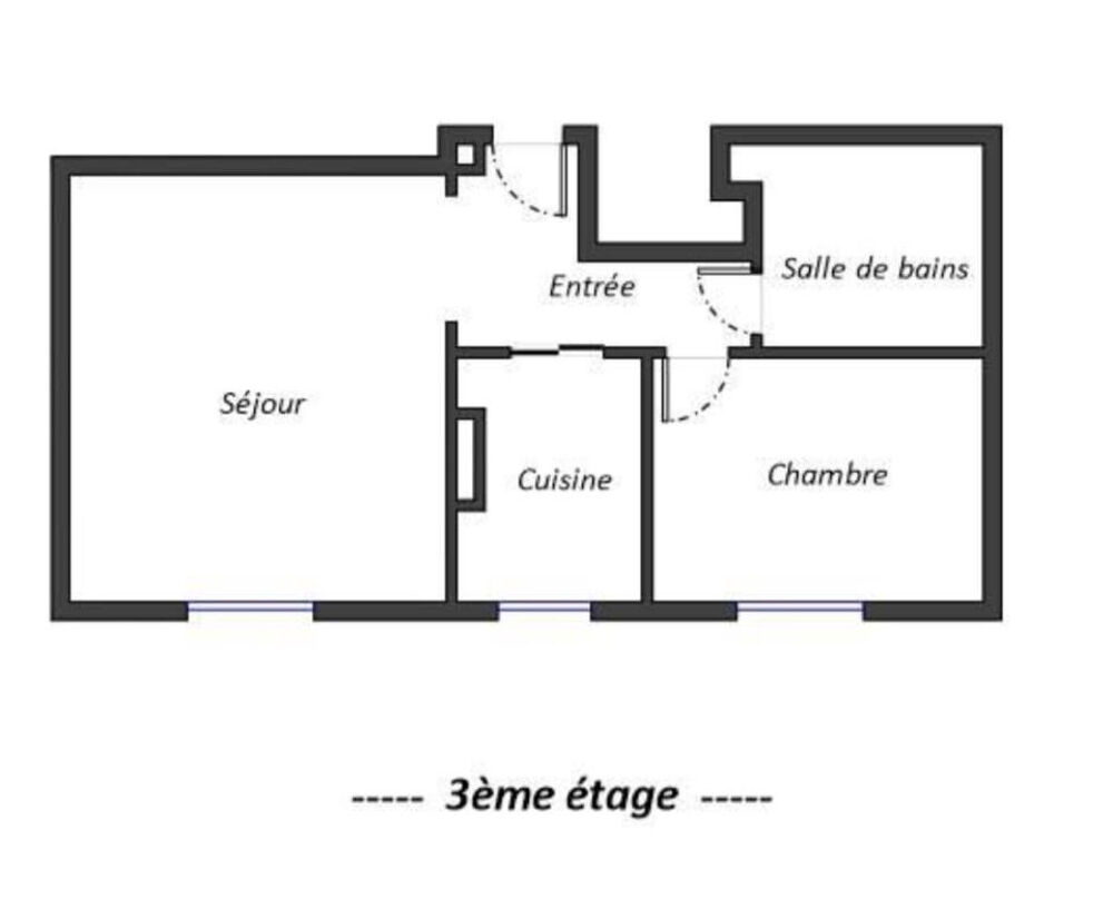 Location Appartement Élégant 2 pièces plein sud toutes commidites Neuilly-sur-seine