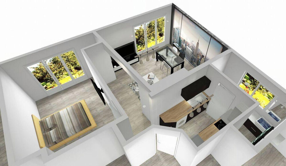 Location Appartement Beau T2 meublé 41m² avec balcon Nantes