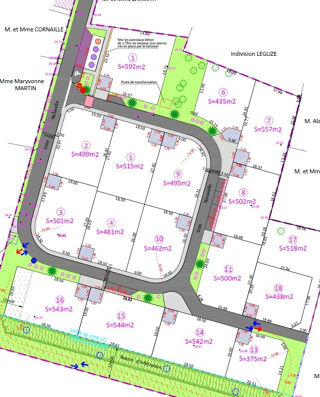  Terrain � vendre 500 m�