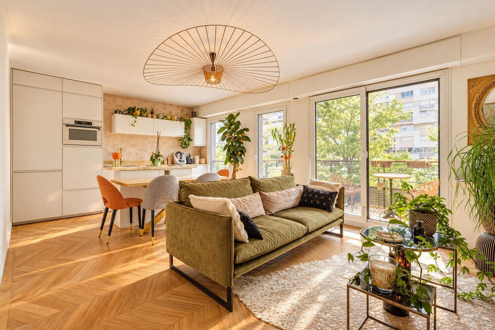 Vente Appartement Paris 19ème 4P familial traversant balcon Paris 19