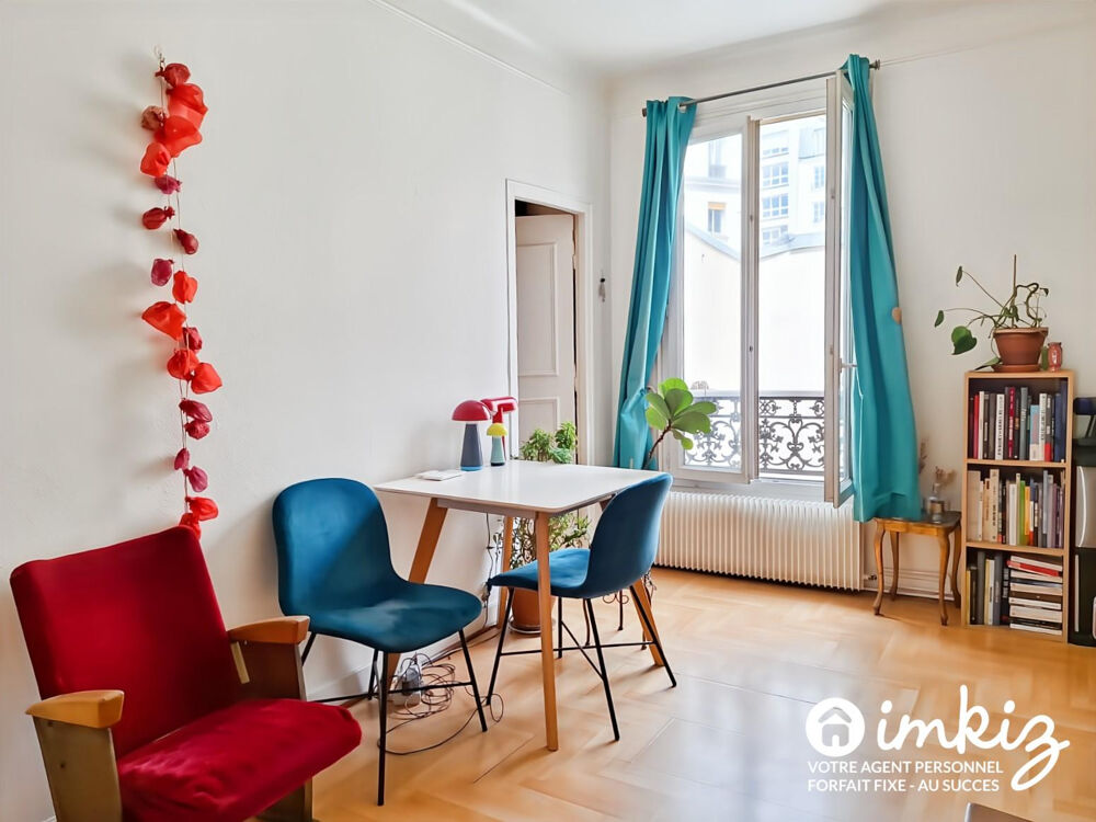 Vente Appartement Paris 19?  2 pièces 30 m² calme sur cour Paris 19