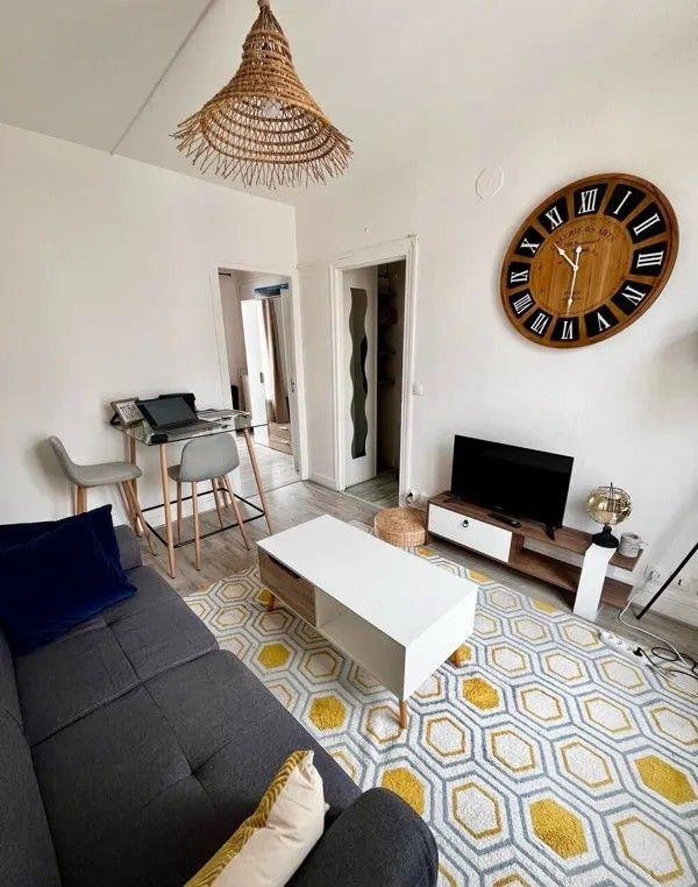 Charmant 2 pièces meublé 34m² lumineux