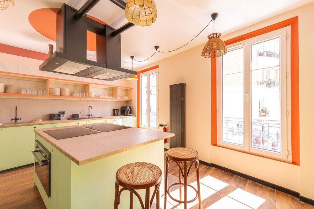 Location Maison Couple Room in a Premium Coliving House Paris 20th Paris 20