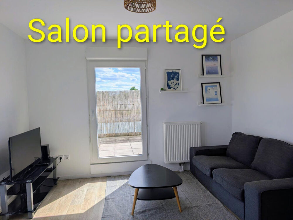 Location Appartement Chambre colocation 450€ cc proche métro /facultés Lille