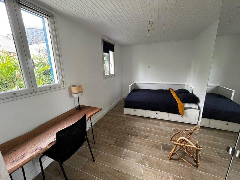 Location Appartement Beau T1 meublé 20m² avec jardin en bord de Vilaine Rennes