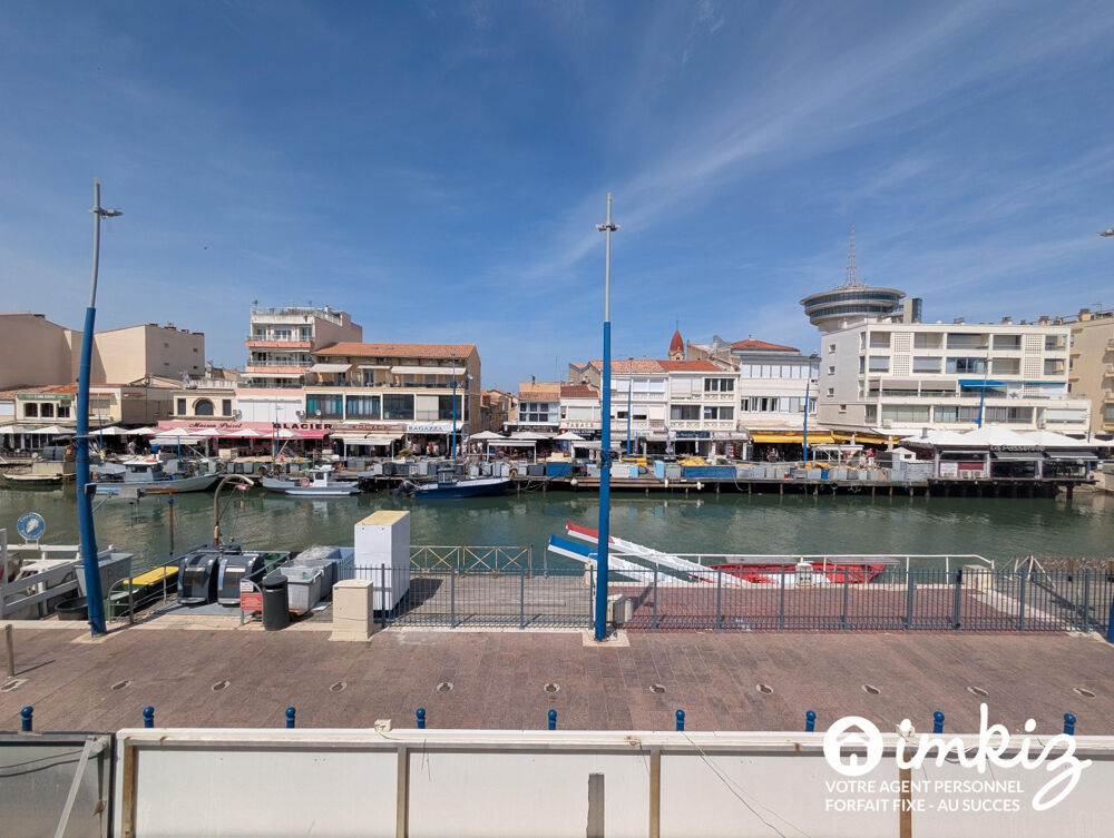 Vente Appartement Loft 87m² - 2 chambres en mezzanine vue sur canal Palavas-les-flots