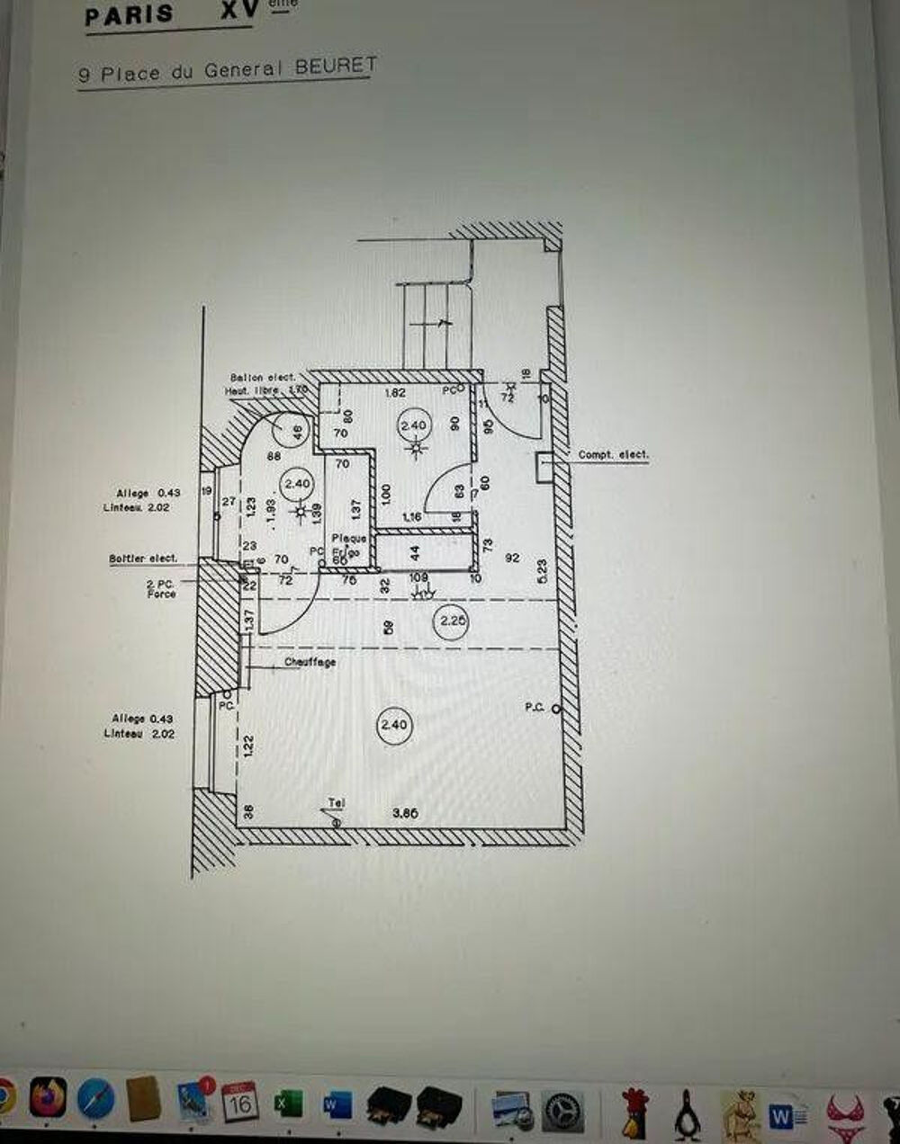 Location Appartement Beau studio de 20m² très calme et très clair (Sud) Paris 15