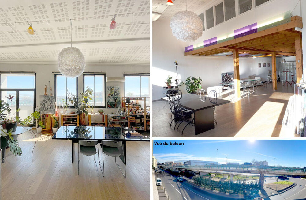Location Appartement Colocation dans loft arty 90m² Marseille centre Marseille 10