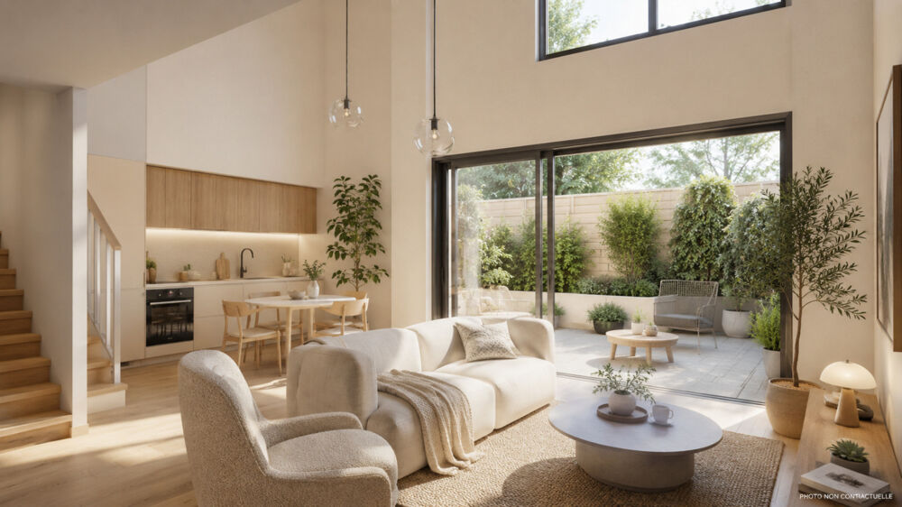 Appartement 3 pièces en duplex avec terrasse
