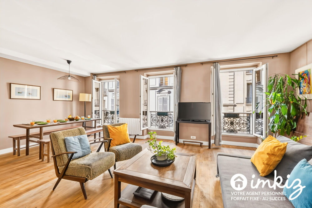 Vente Appartement Paris 10ème 4 pièces 98 m² sur rue rénové Paris 10