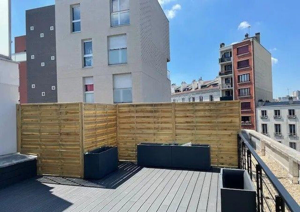 Location Appartement Beau 2P meublé 52m² rénové avec toit terrasse 60m² Aubervilliers