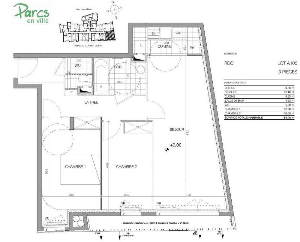 Location Appartement Beau 3 pièces à Châtenay-Malabry Châtenay-malabry