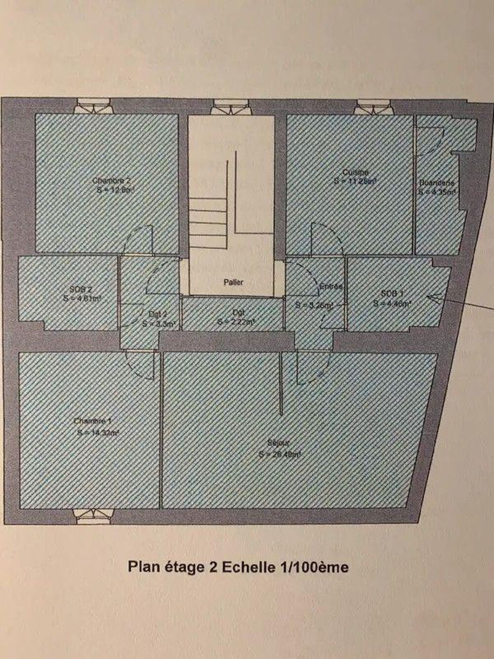 Beau 3P/4P 88m² quartier Fauriel très calme garage
