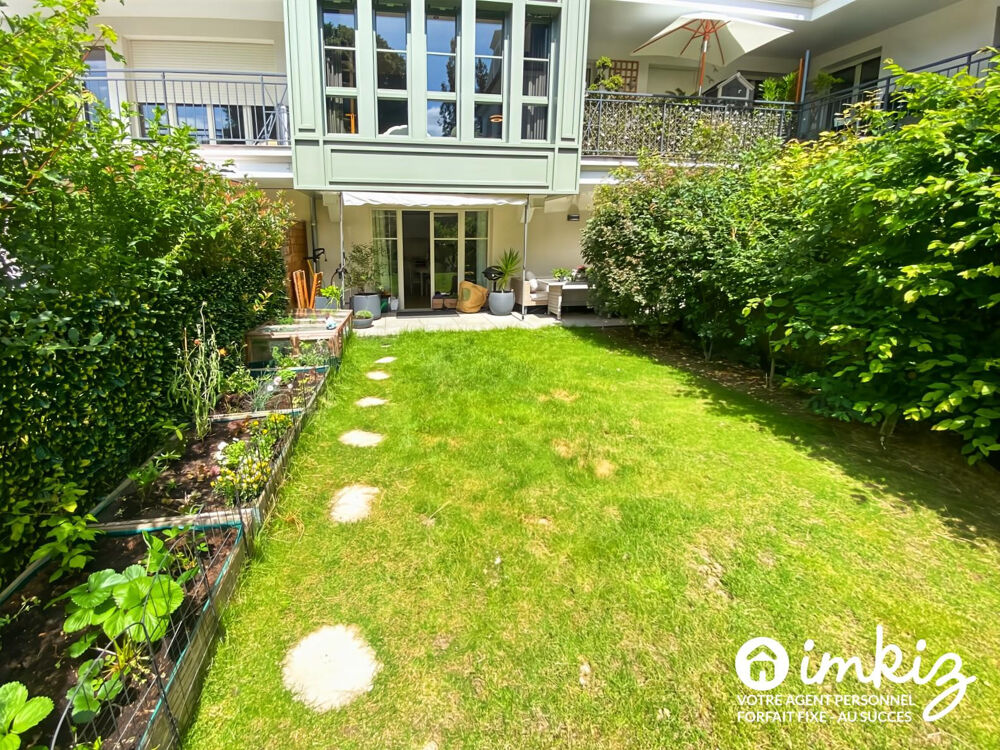 4 pièces en rez-de-jardin avec terrasse, jardin