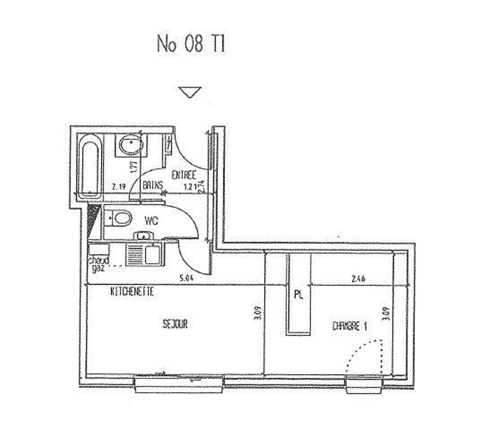 Location Appartement Beau 2P meublé 33m² au centre historique d'Aix Aix-en-provence