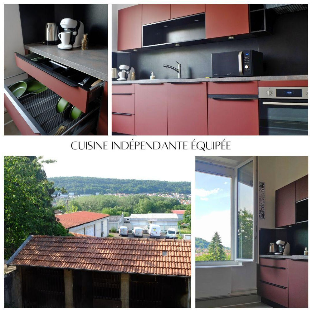 Location Appartement F2 meublé refait à neuf – Vue vallée de la Moselle Frouard