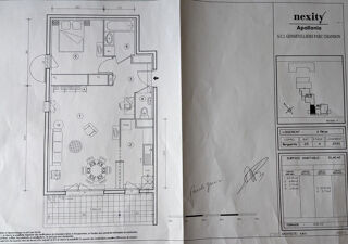  Appartement � louer 2 pi�ces 52 m�